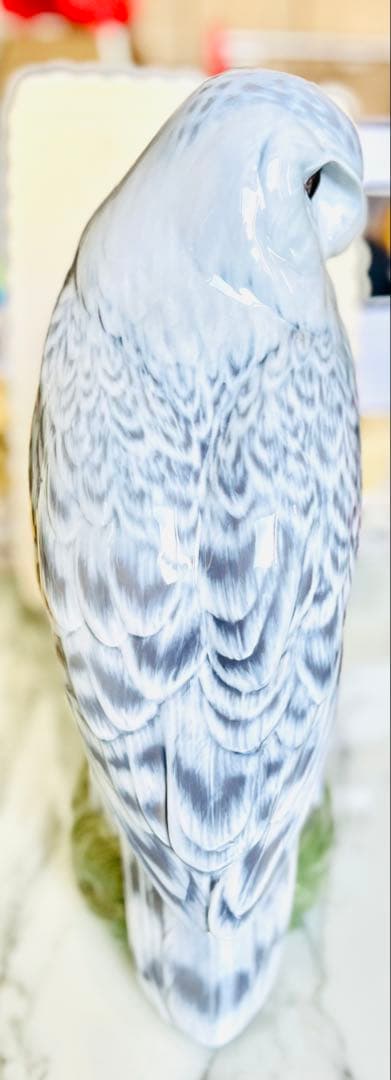 ロイヤルコペンハーゲン Snowy Owl フクロウ 大型フィギュリン - メルカリ