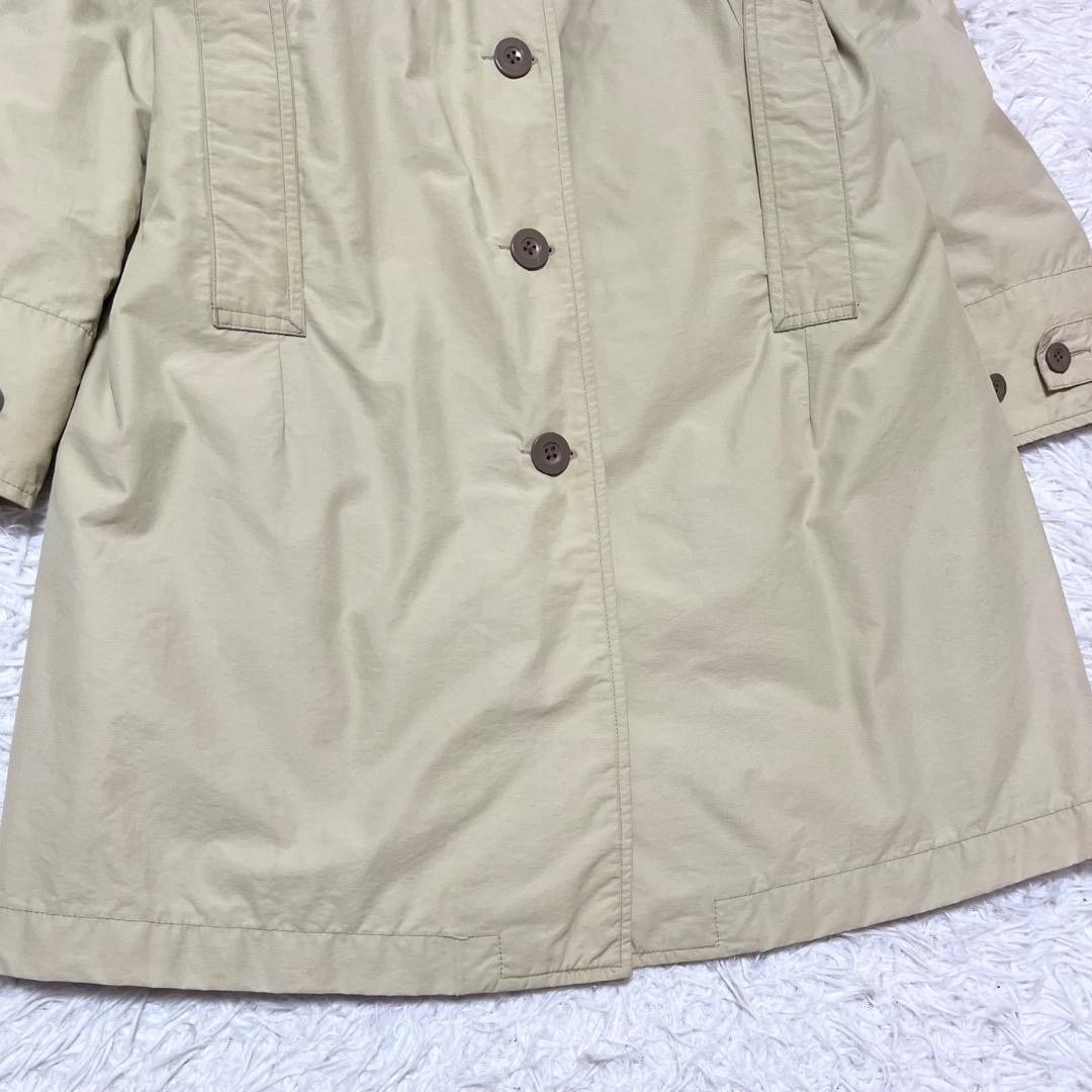 MHL. ダウンライナー付きステンカラーコート コットン ナイロン