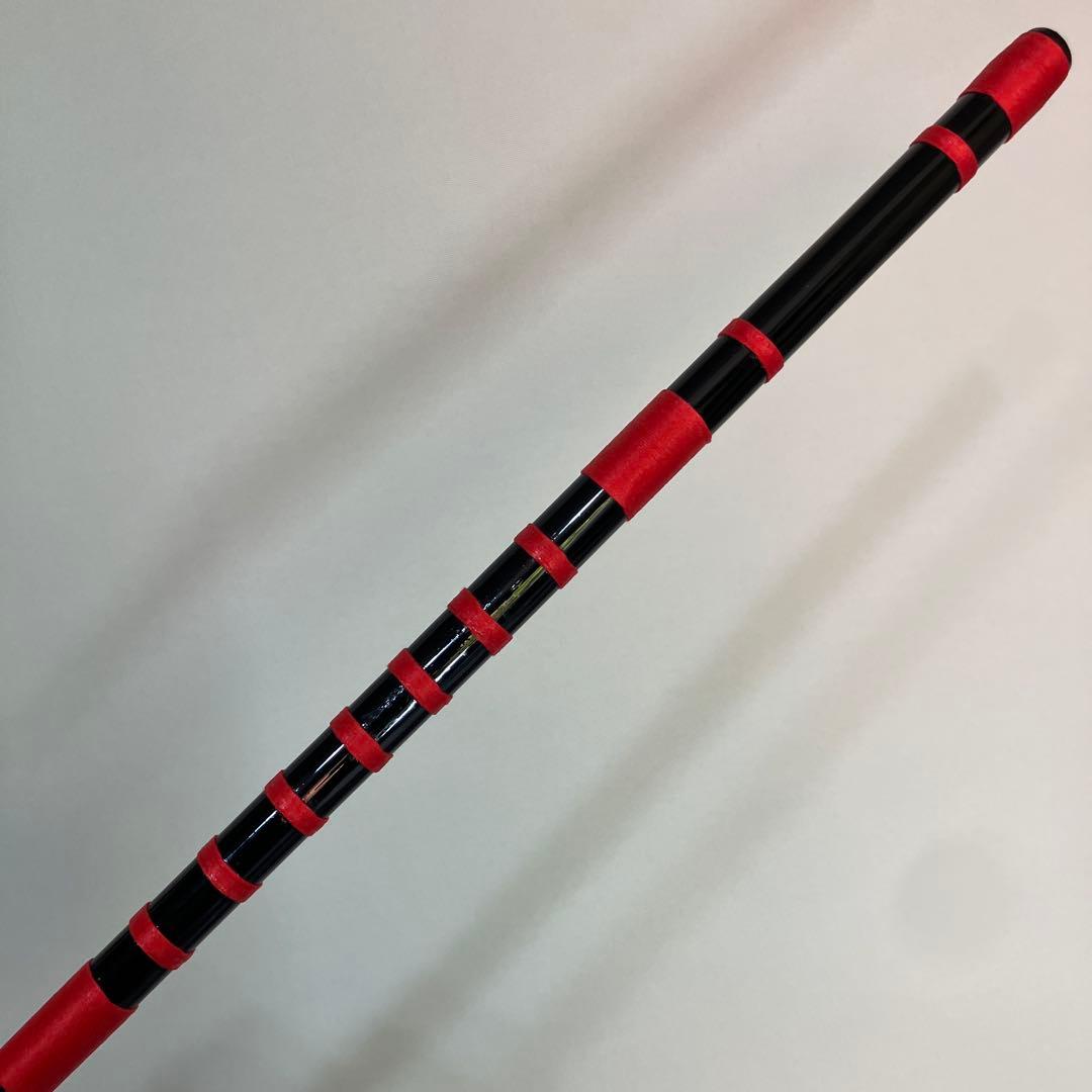 神楽笛（古典調篠笛、囃子笛）　 MRK- 80　石見地方　和楽器　竹笛 　総巻