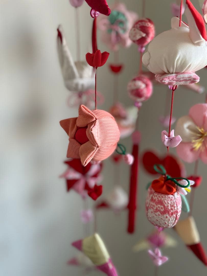 可愛いつるし雛　No.161 ・ひな祭り・桃の節句・正絹つるし飾り・おひなさま