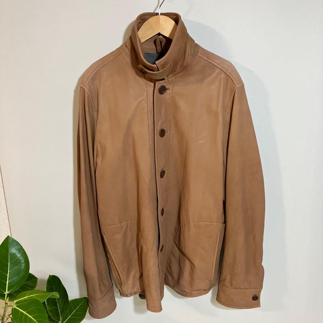 TOMORROWLAND レザージャケット ブルゾン ラムレザー 羊革 tomorrow