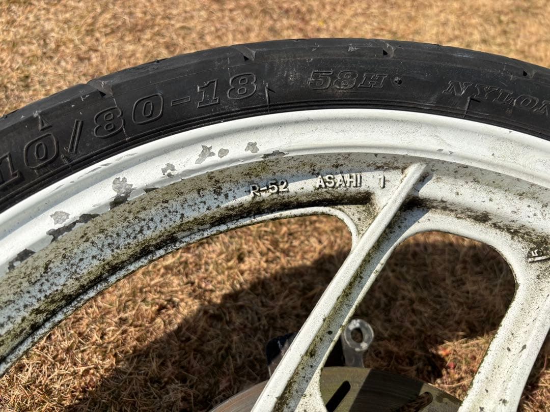 ヤマハ　RZ250R 純正ホイール　リヤ　バイク レストア