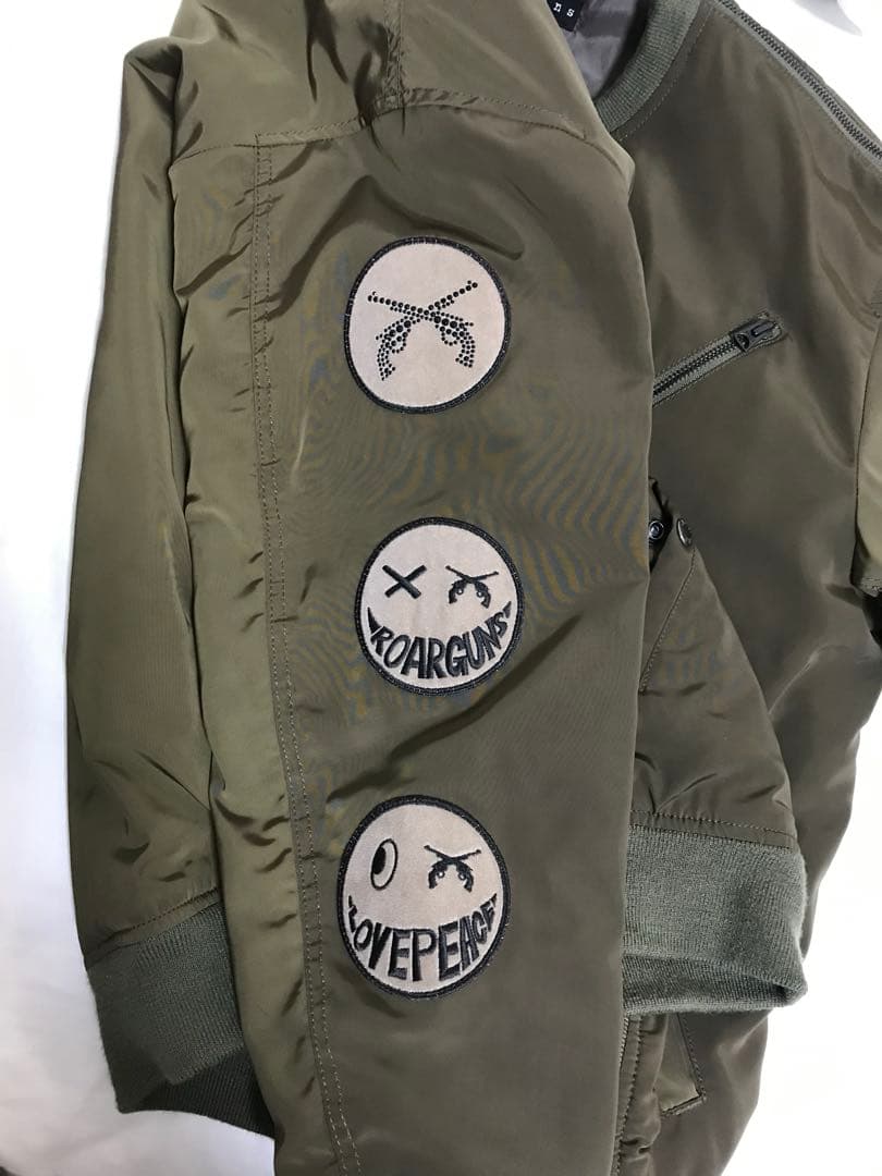 AVIREX×roar 限定コラボ カーキ Lサイズ