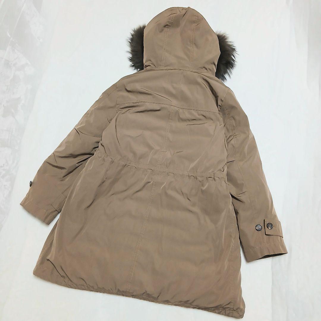 美品 23区 フード付きモッズコート 44 ライナー・ファー取り外し可の