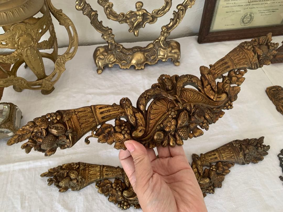 フランスアンティーク　飾り物　ブロカント