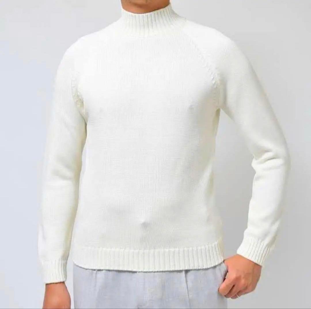 ZANONE モックネックニット 48 美品