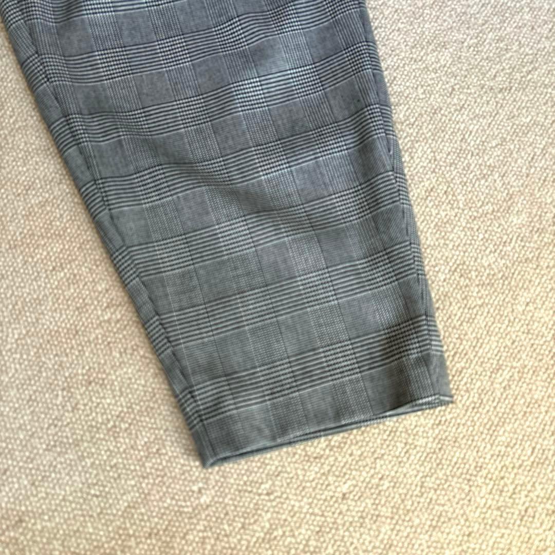 mizuiroind 格子柄　クロップドパンツsize2