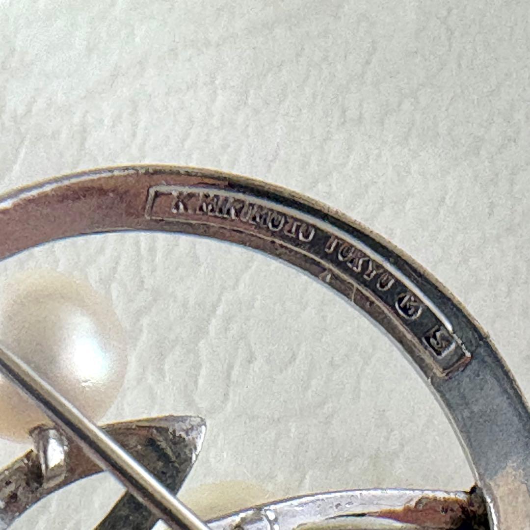 ⭐︎皇室御用達ブランド⭐︎ミキモト シルバー パール ブローチ 花束