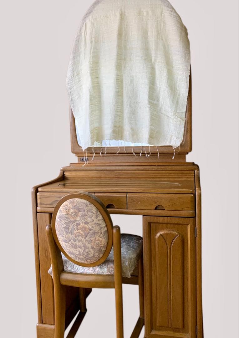 木製 クラシックスタイル ドレッサー 鏡台　椅子別売り