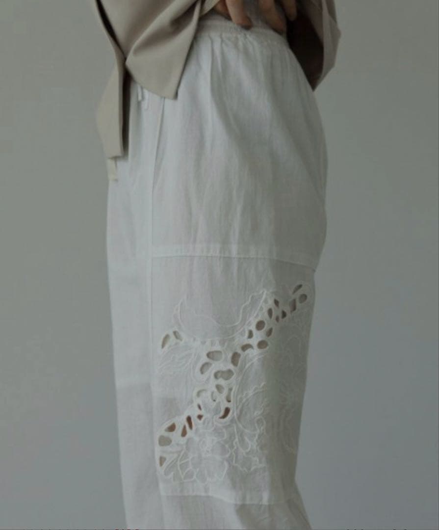パンツ anuke Cutwork Lace Pants