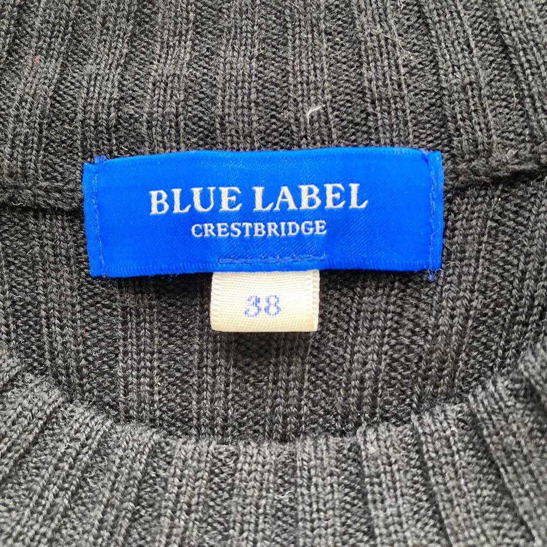 ブルーレーベルクレストブリッジ膝丈ワンピース サイズ38