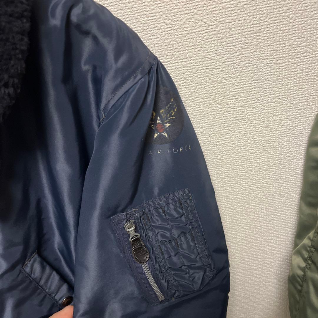 b15フライトジャケット ネイビー L