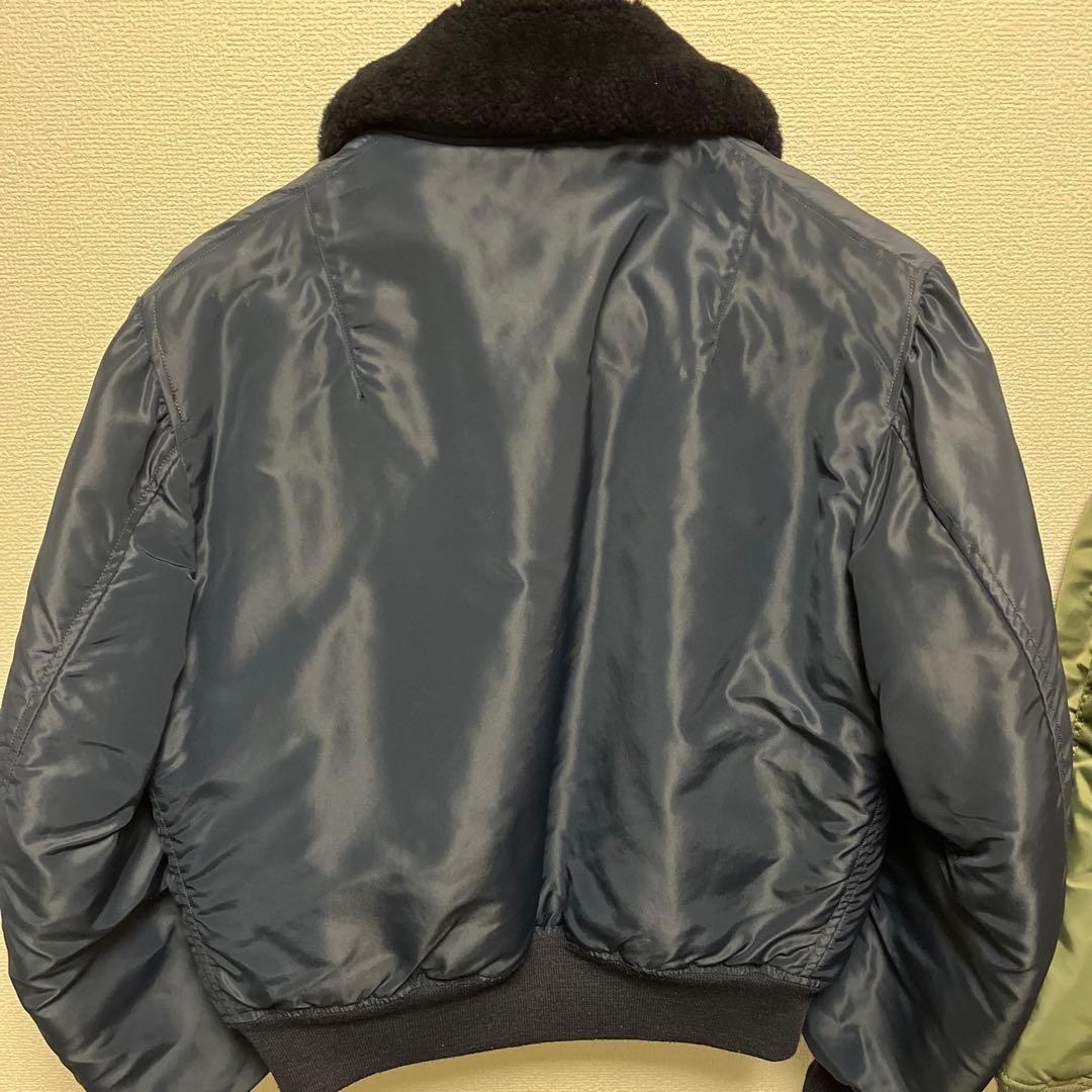 b15フライトジャケット ネイビー L
