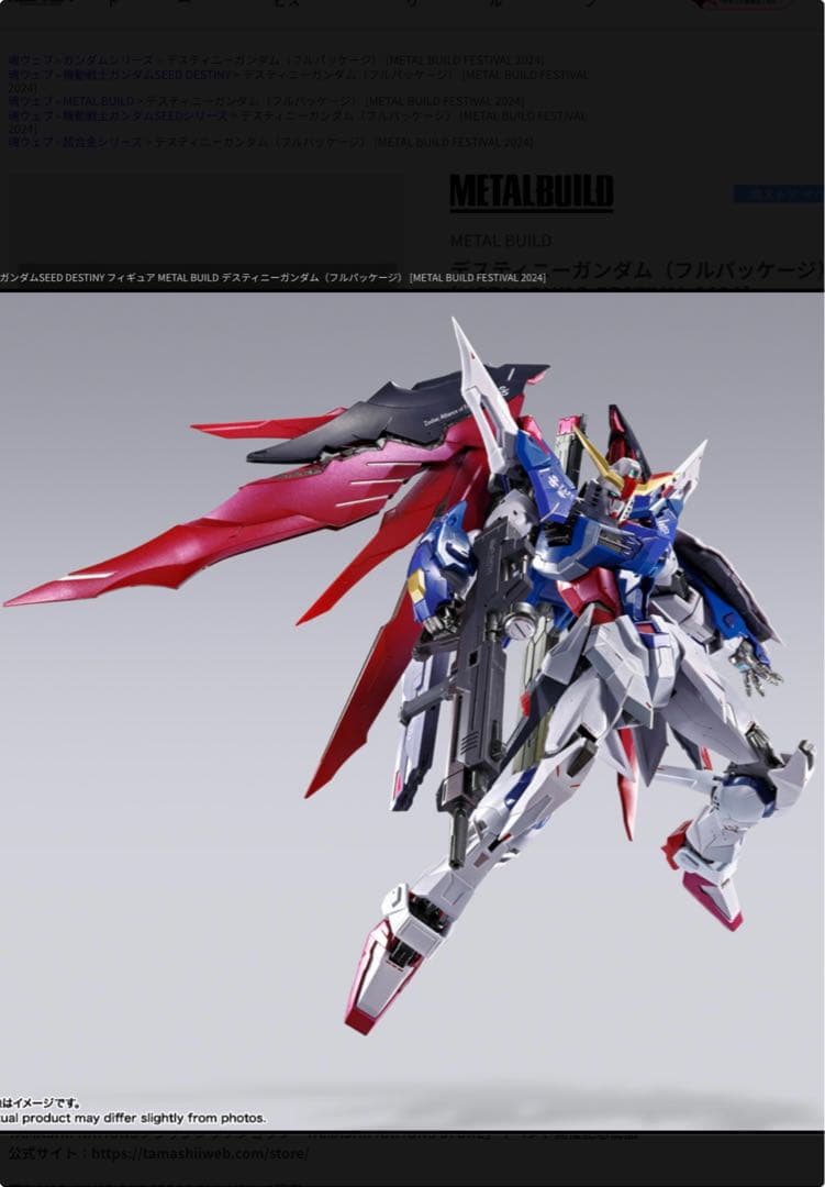 【輸送箱未開封】メタルビルド　デスティニー　フルパッケージ　2024 2個セット