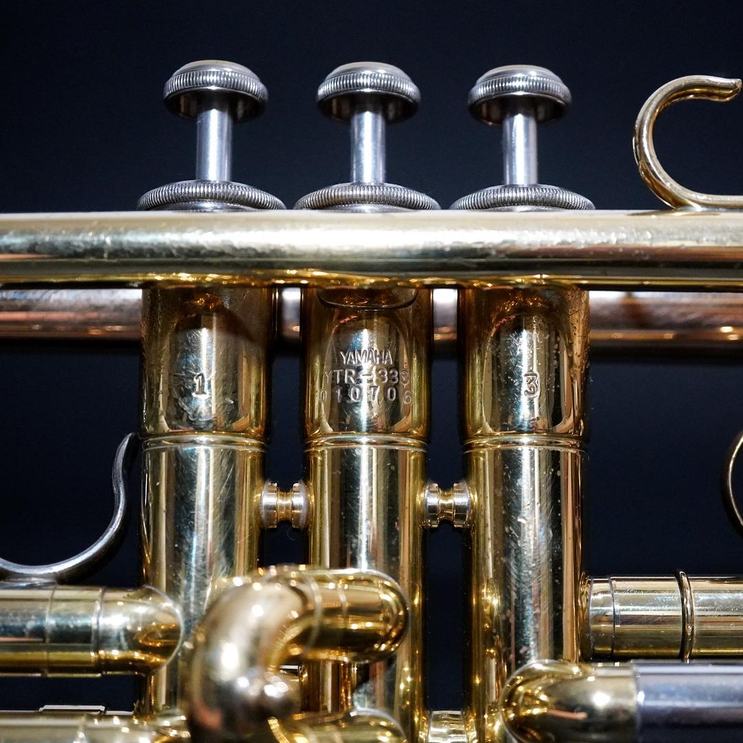 【名機／赤ベル】YAMAHAトランペットYTR333／マウスピース／ハードケース