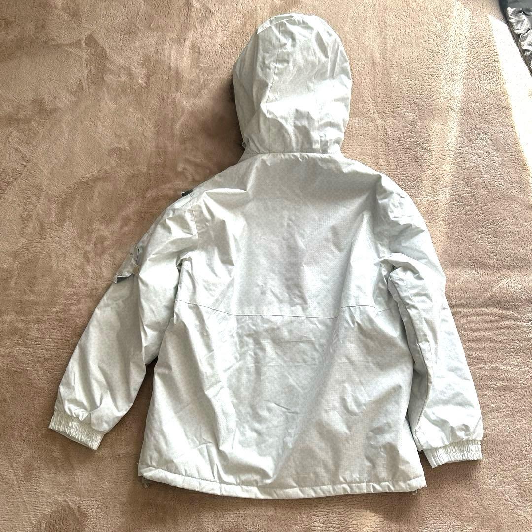 AIRWALK スキーウェア　上下　160 スノボ　男女兼用可　白×ブラウン