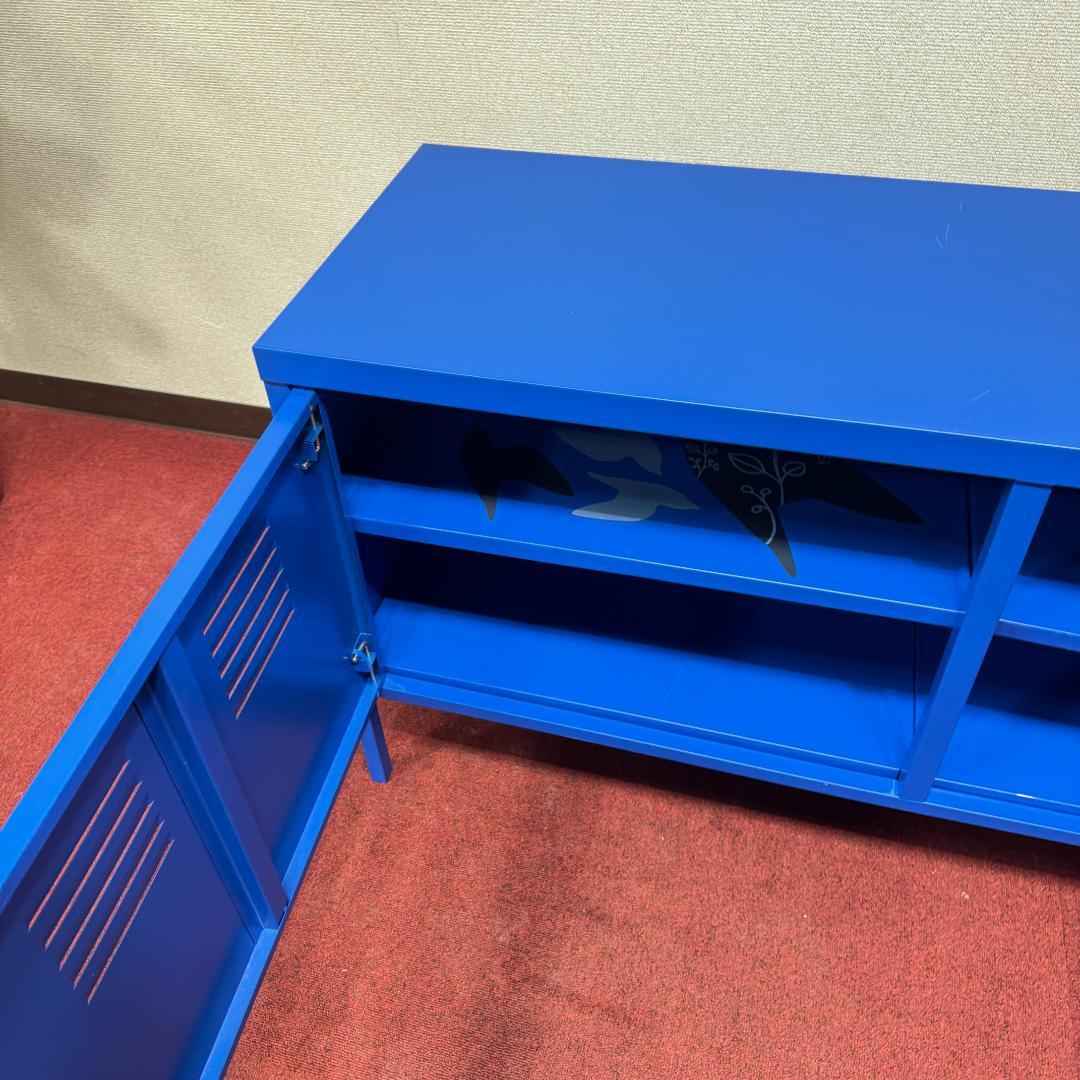 東京23区送料無料　IKEA イケア PS キャビネット ブルー 青 廃盤