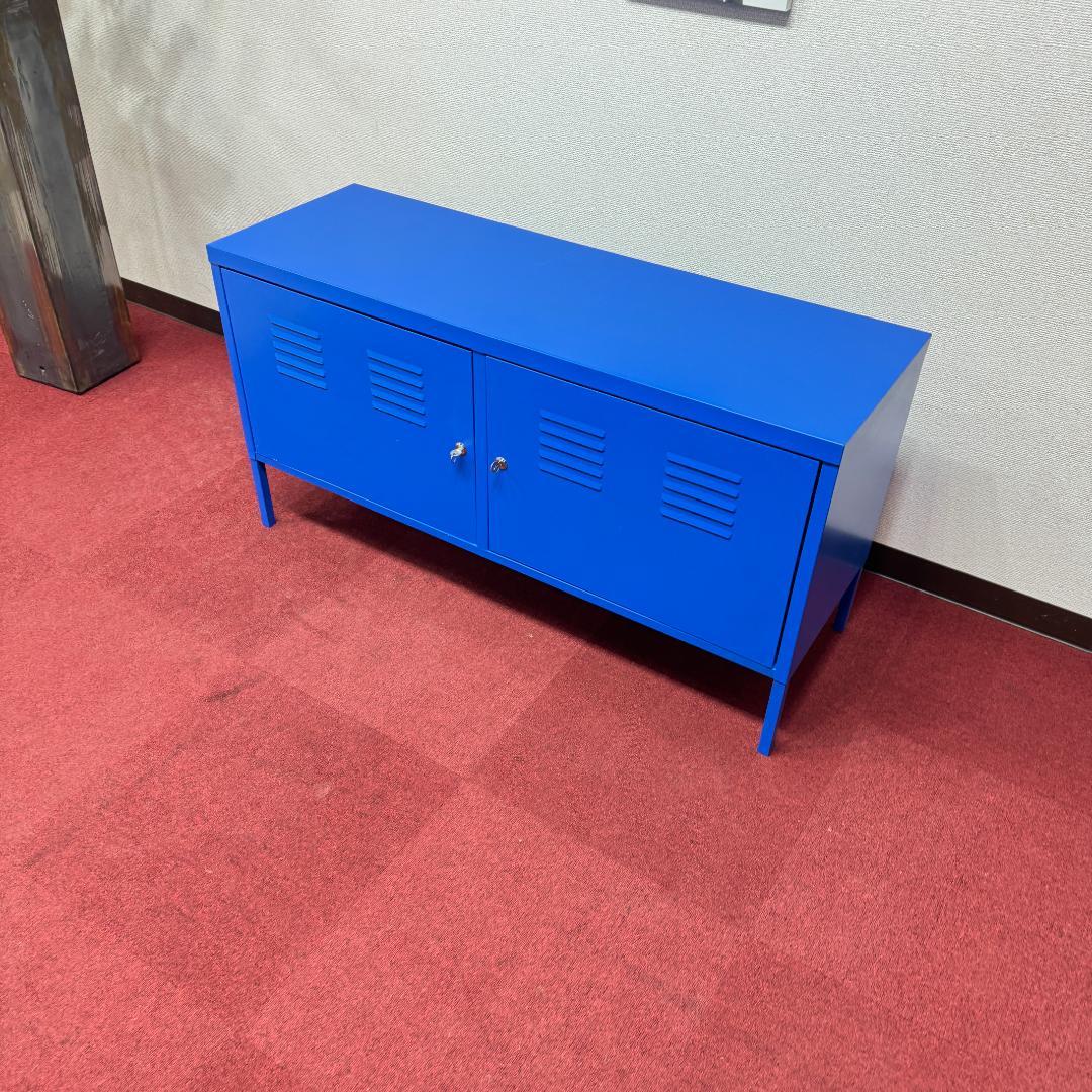 東京23区送料無料　IKEA イケア PS キャビネット ブルー 青 廃盤