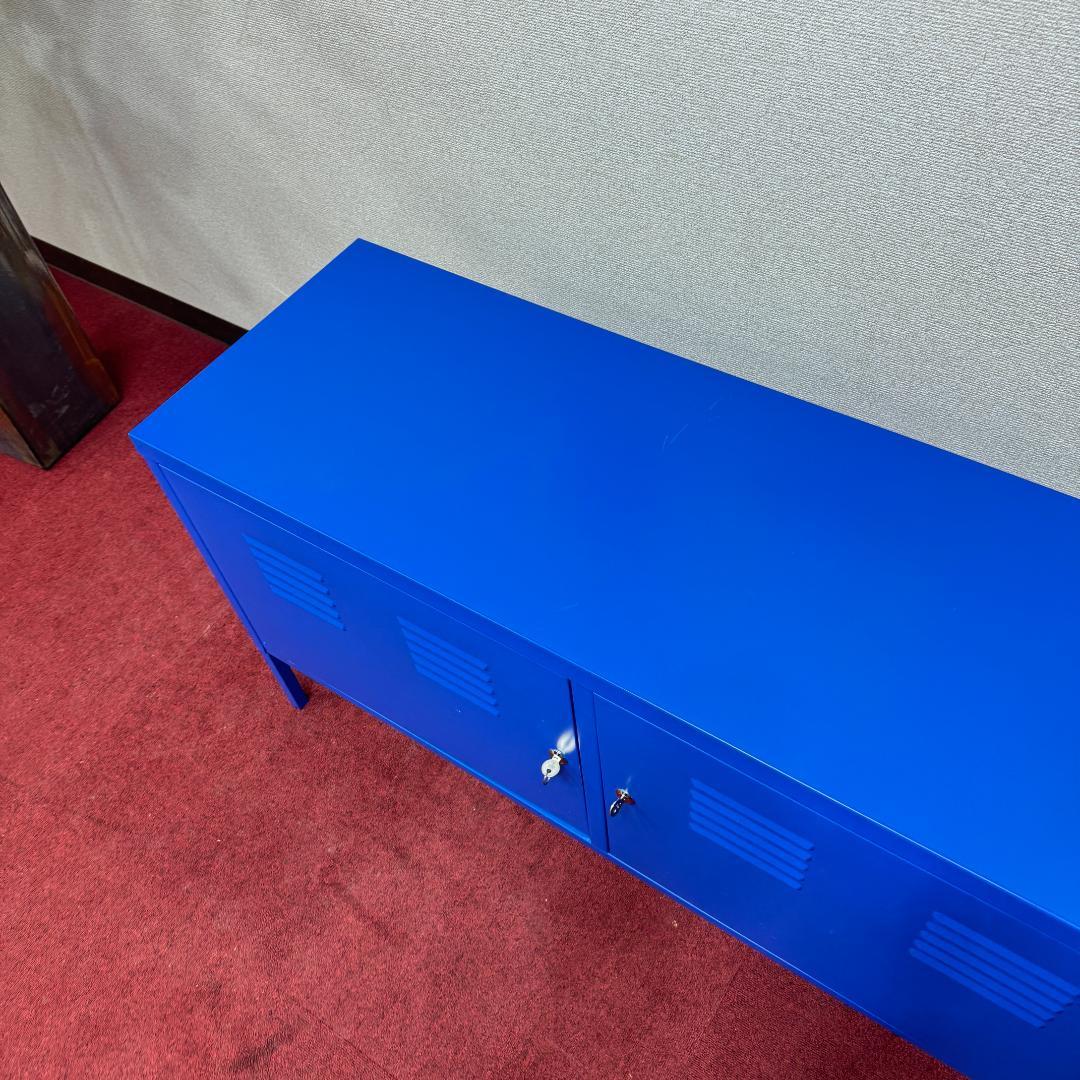 東京23区送料無料　IKEA イケア PS キャビネット ブルー 青 廃盤