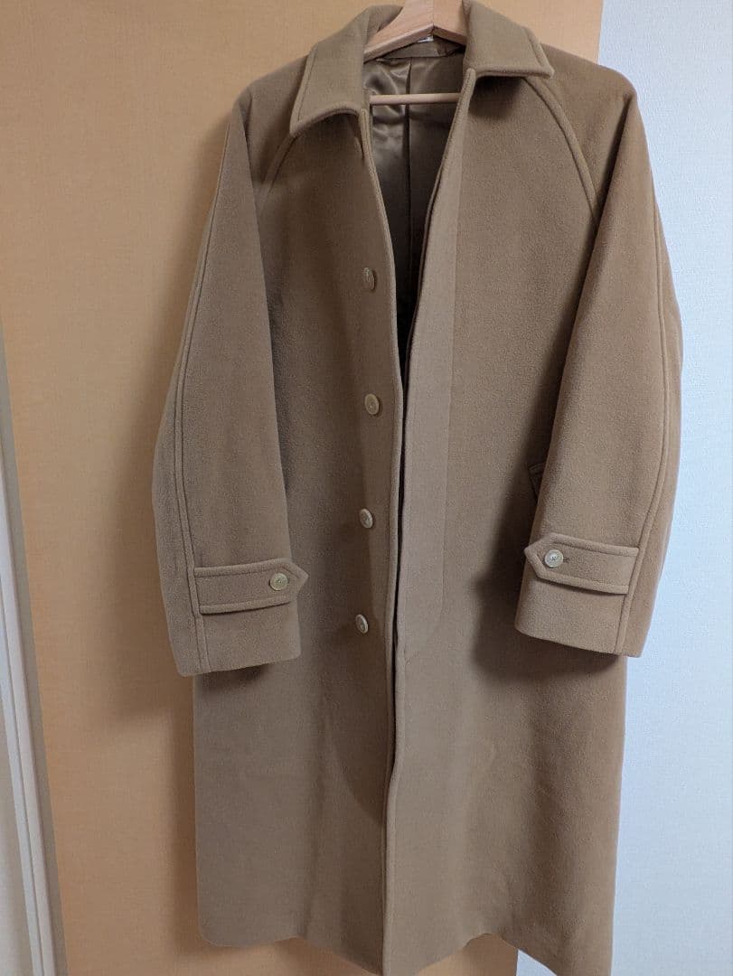 ジャケット・アウター CASHMERE WOOL MOSSER SOUTIEN COLLAR COAT