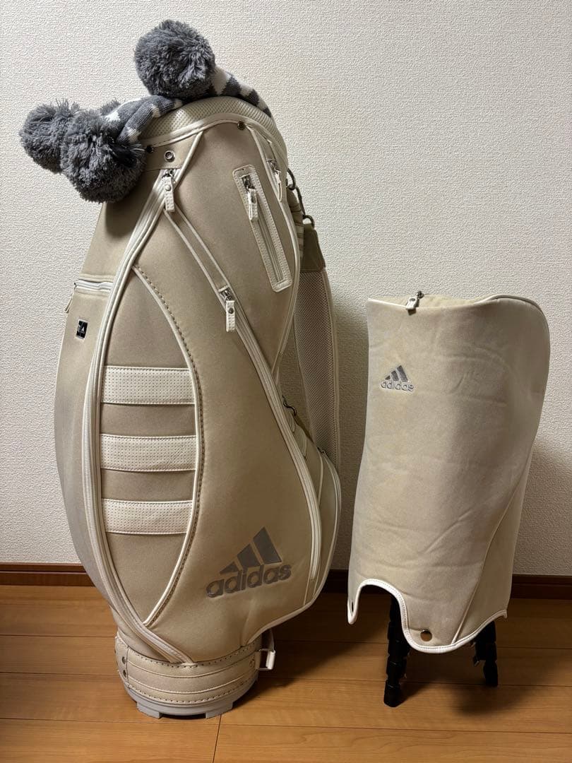美品 アディダス adidas 軽量 レディース キャディバック 可愛いい