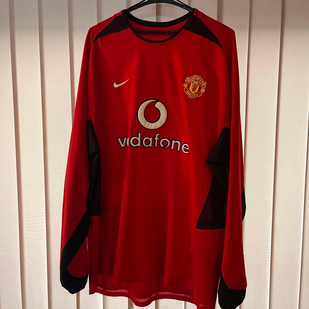 NIKE マンチェスターユナイテッド 長袖 ユニフォーム Vodafone - メルカリ