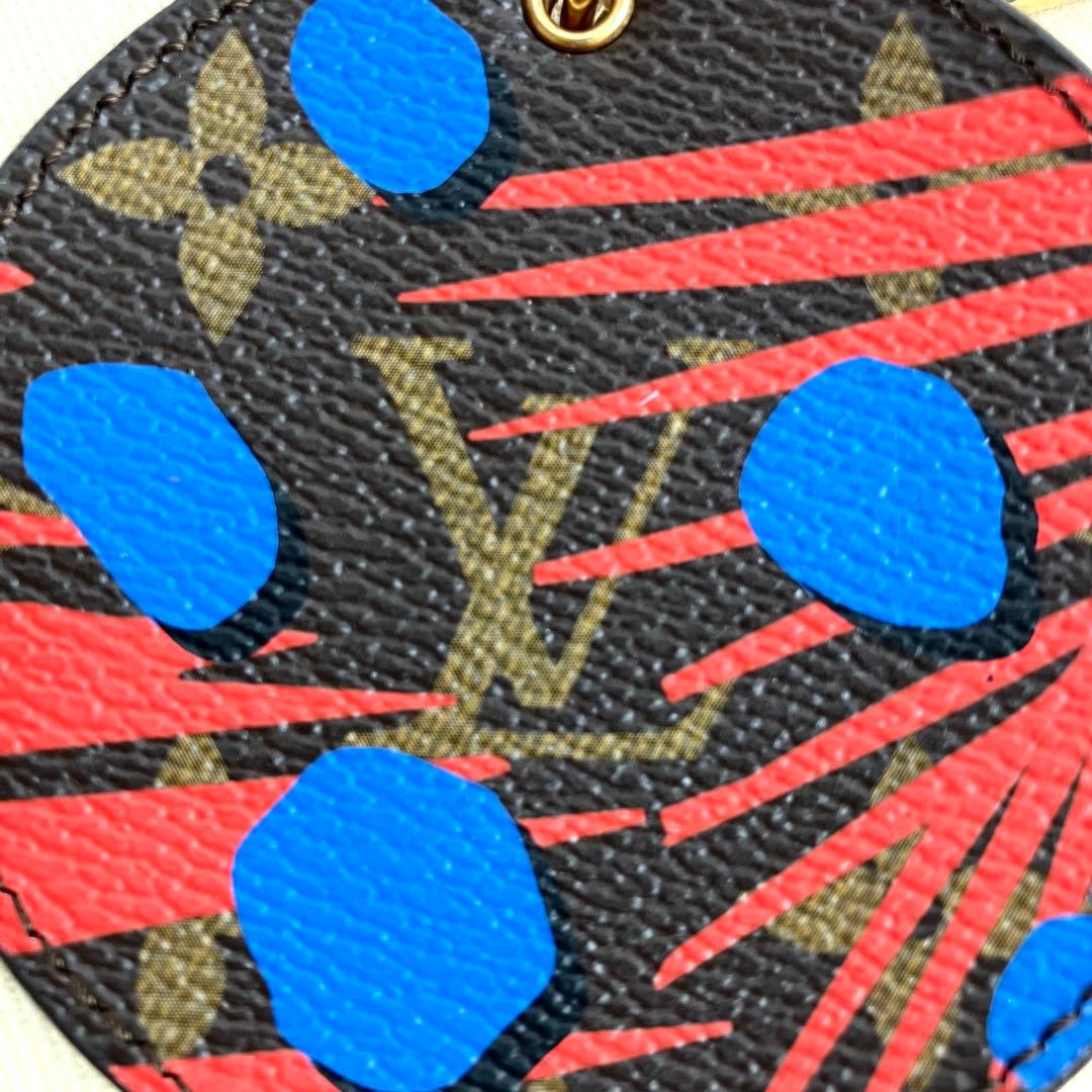 美品】ルイヴィトン ポルトクレ イリュストレ モノグラム M42597