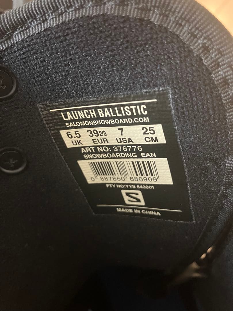 SALOMON LAUNCH メンズ　スノーボード　ブーツ サロモン　ランチ