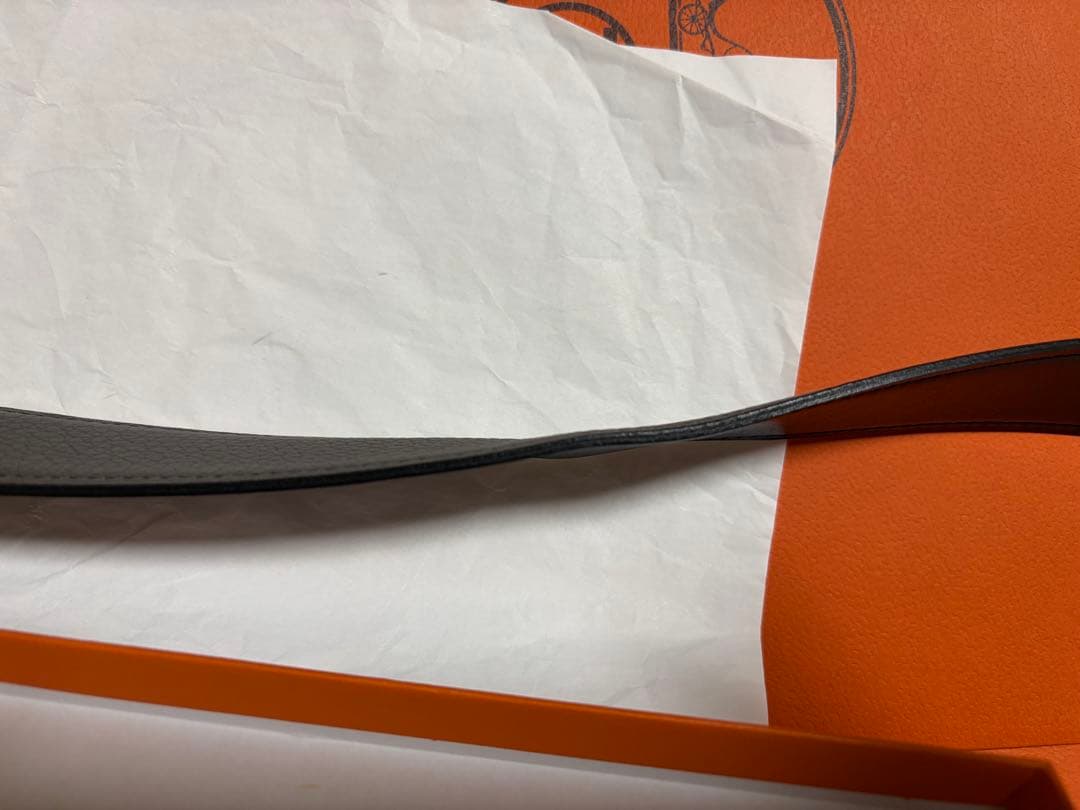 Hermèsレザーベルト90リバーシブル