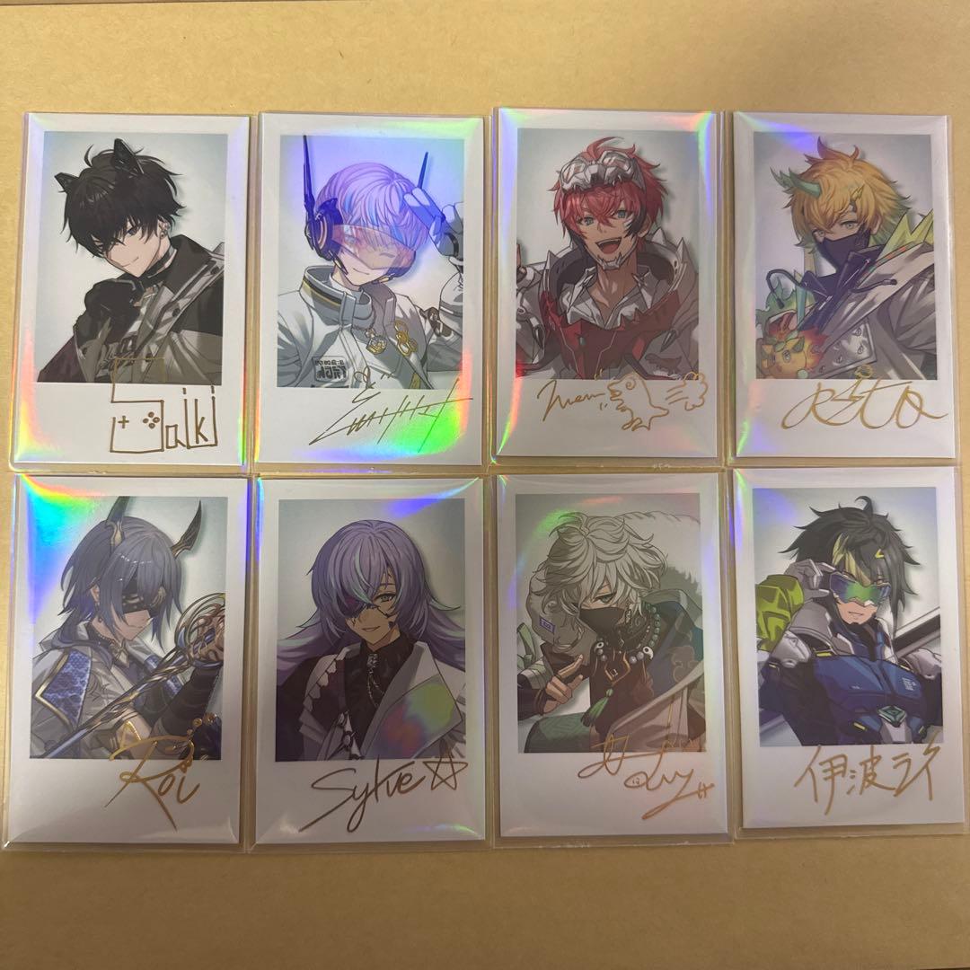 佐伯 緋八 赤城 宇佐美 小柳 星導 伊波 叢雲 デビュー チェキ レア 8点