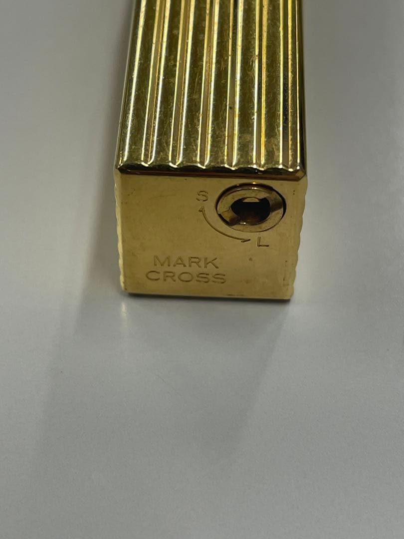 MARK CROSS ゴールドライター ストライプデザイン