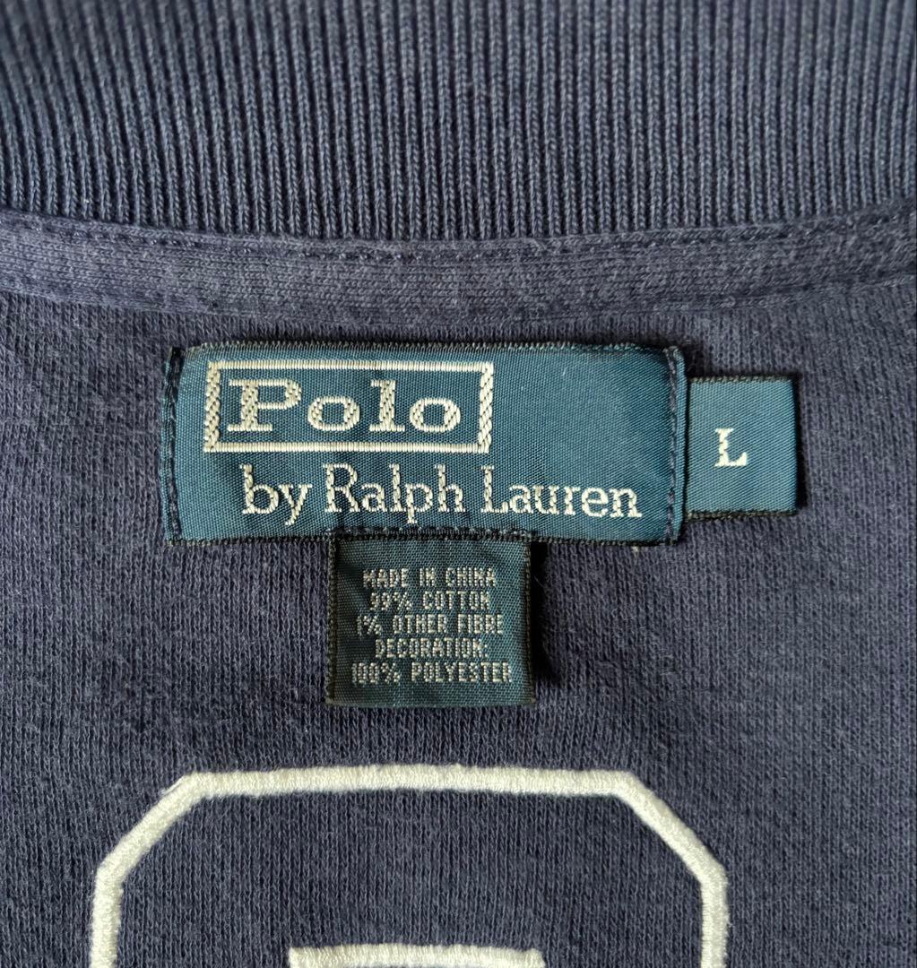 90s Polo by RalphLauren ジップ スウェット ビッグポニー