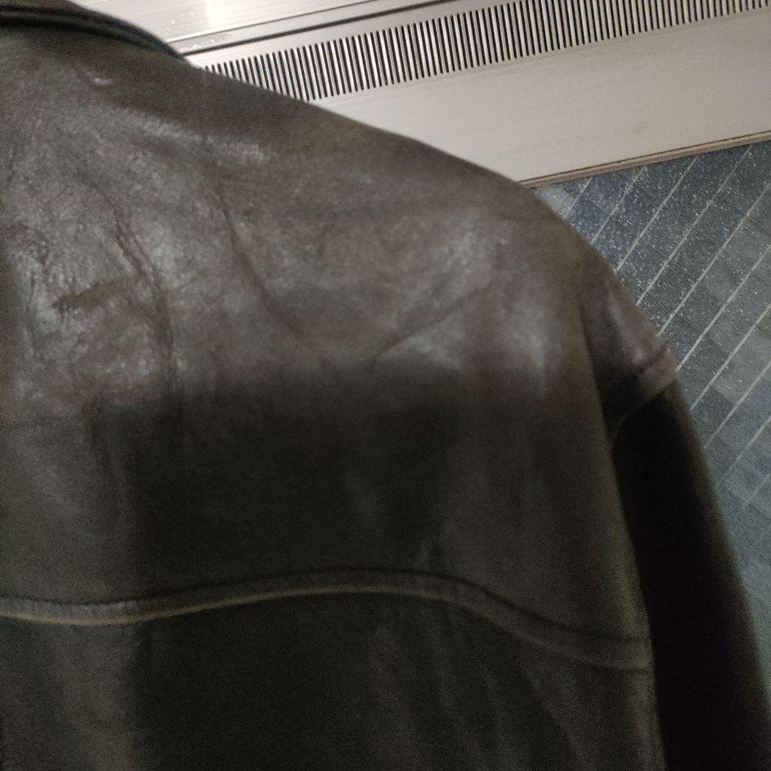 REDSKINS レザーシングルライダースジャケット XL