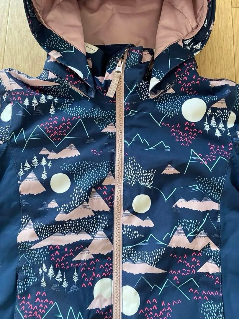 ROXY ロキシースキーウエアスノーウェア 120 110 手袋つき３点セット