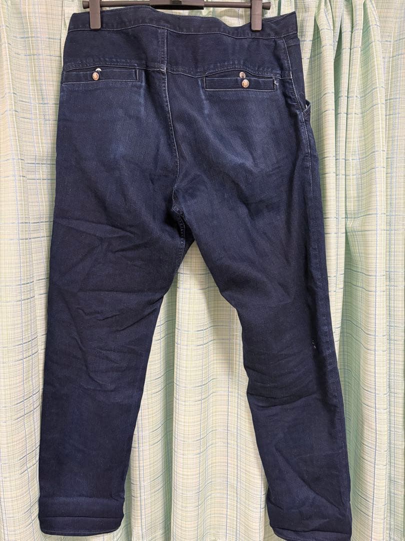 ノースフェイスパープルレーベル インディゴNT5903Nデニムストレートパンツ