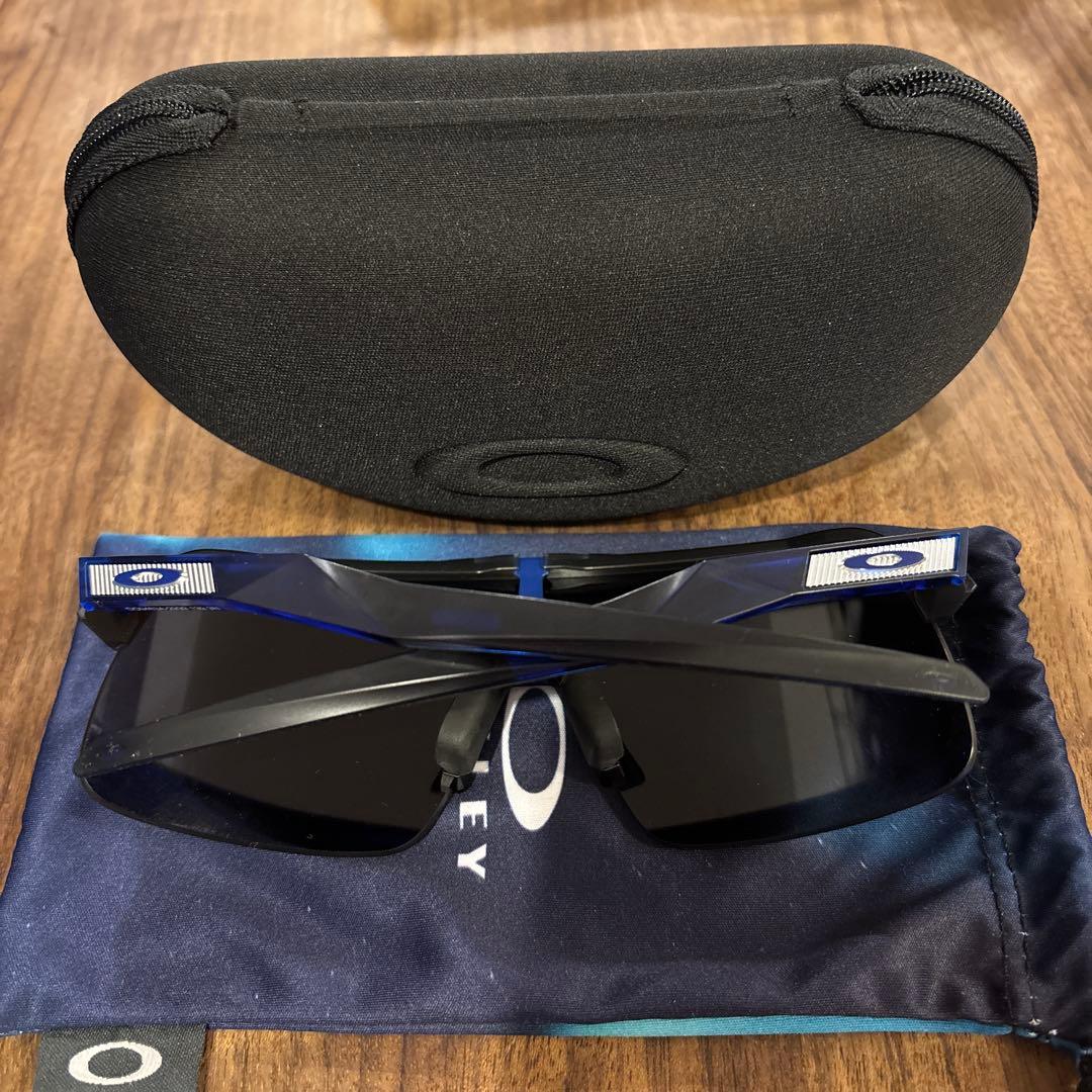 OAKLEY スポーツサングラス ブラック ブルー