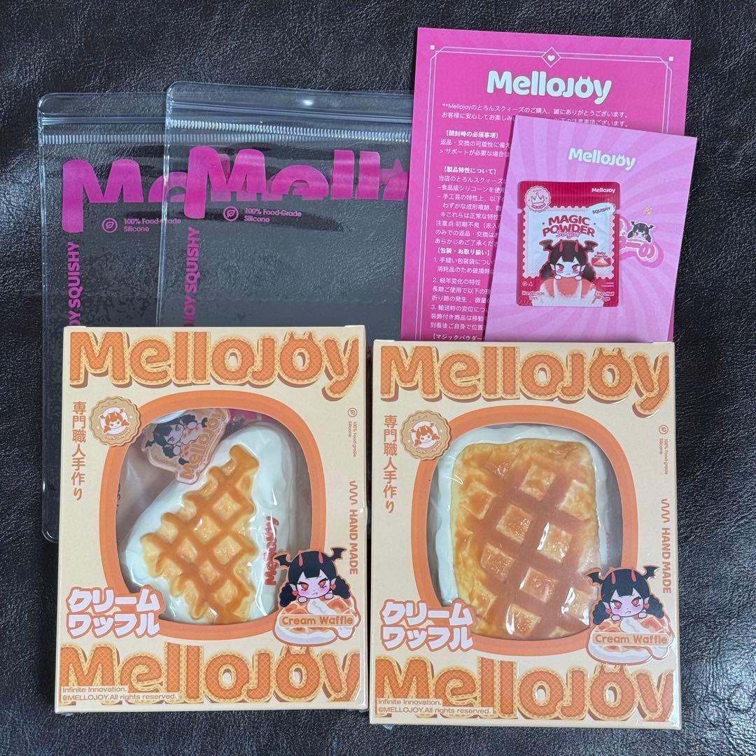 メロジョイ Mellojoy クリームワッフル スクエア さんかく - メルカリ