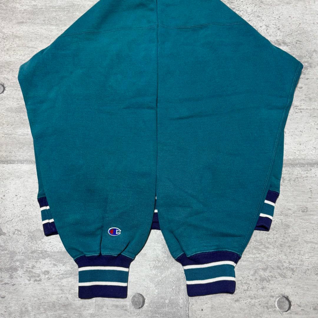 90s USA製 champion リバースウィーブ エメラルドグリーン XXL