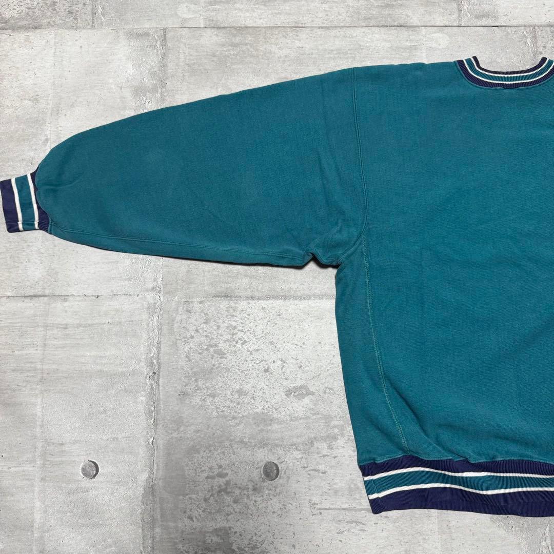 90s USA製 champion リバースウィーブ エメラルドグリーン XXL