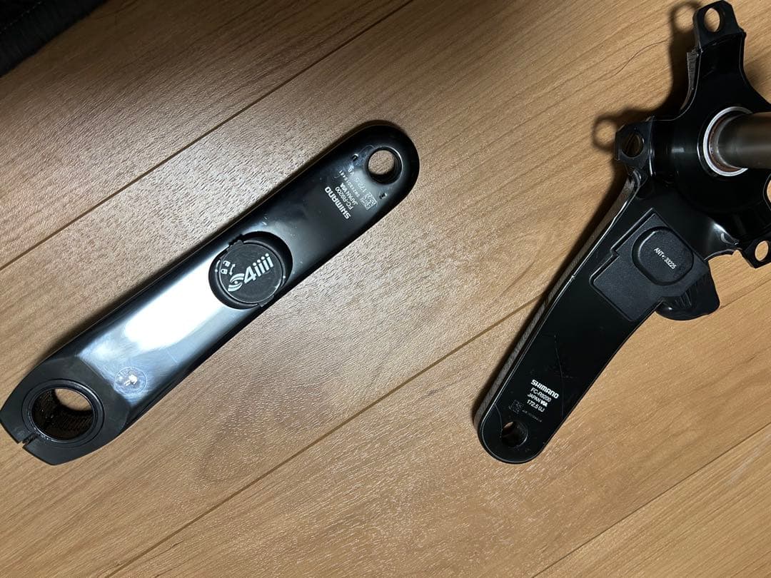 DURA-ACE 4iiiiパワーメータークランクセット　172.5mm 両足