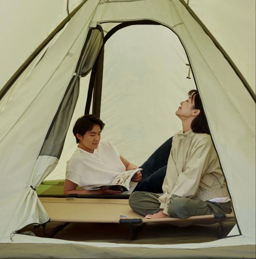 【2個セット】TIMBER RIDGE キャンプコット 数秒セットアップ