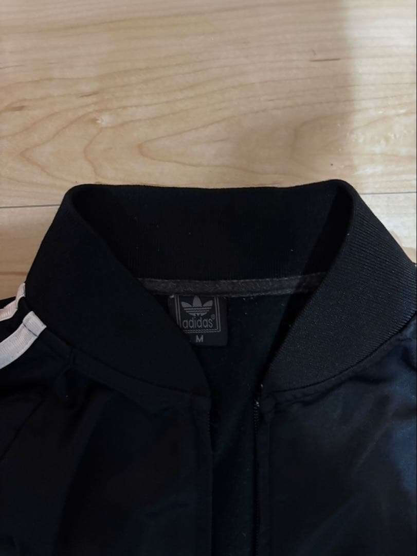 《希少》90s adidas ブラック ジャージジャケット 値下げしました