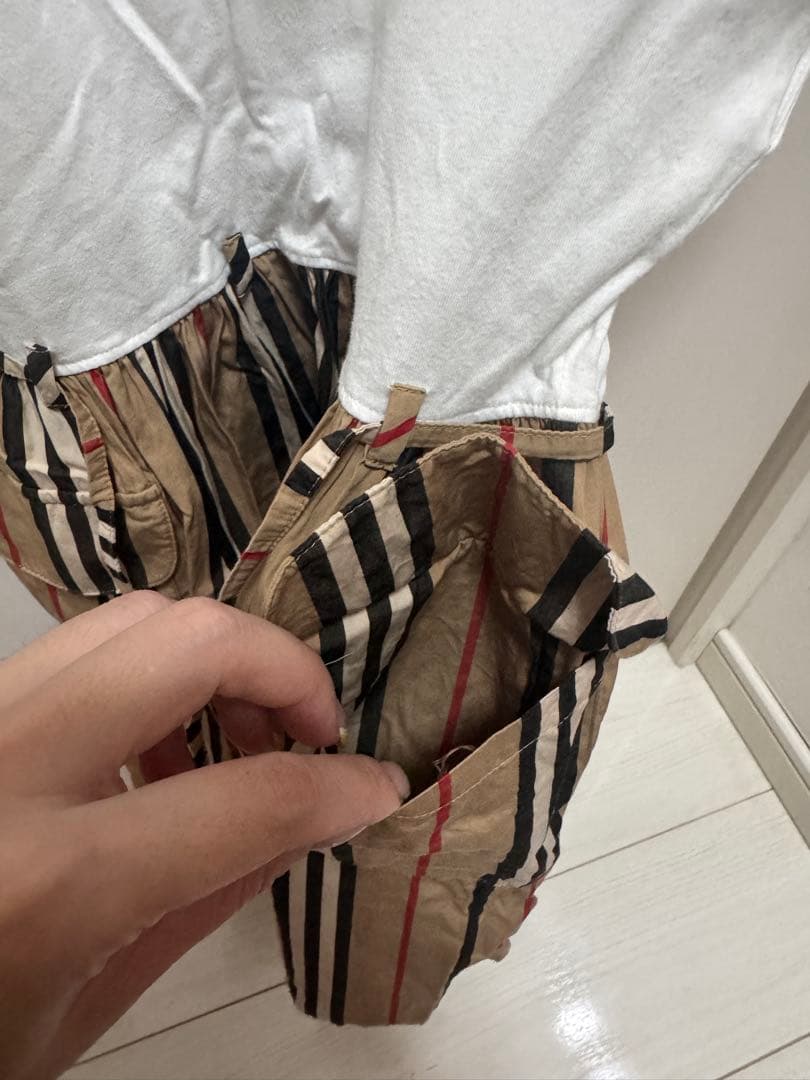 BURBERRY バーバリー　キッズ　半袖ワンピース 6Y 116cm