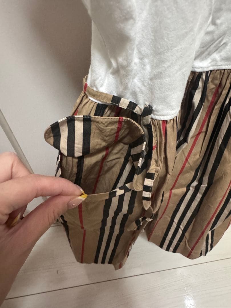 BURBERRY バーバリー　キッズ　半袖ワンピース 6Y 116cm
