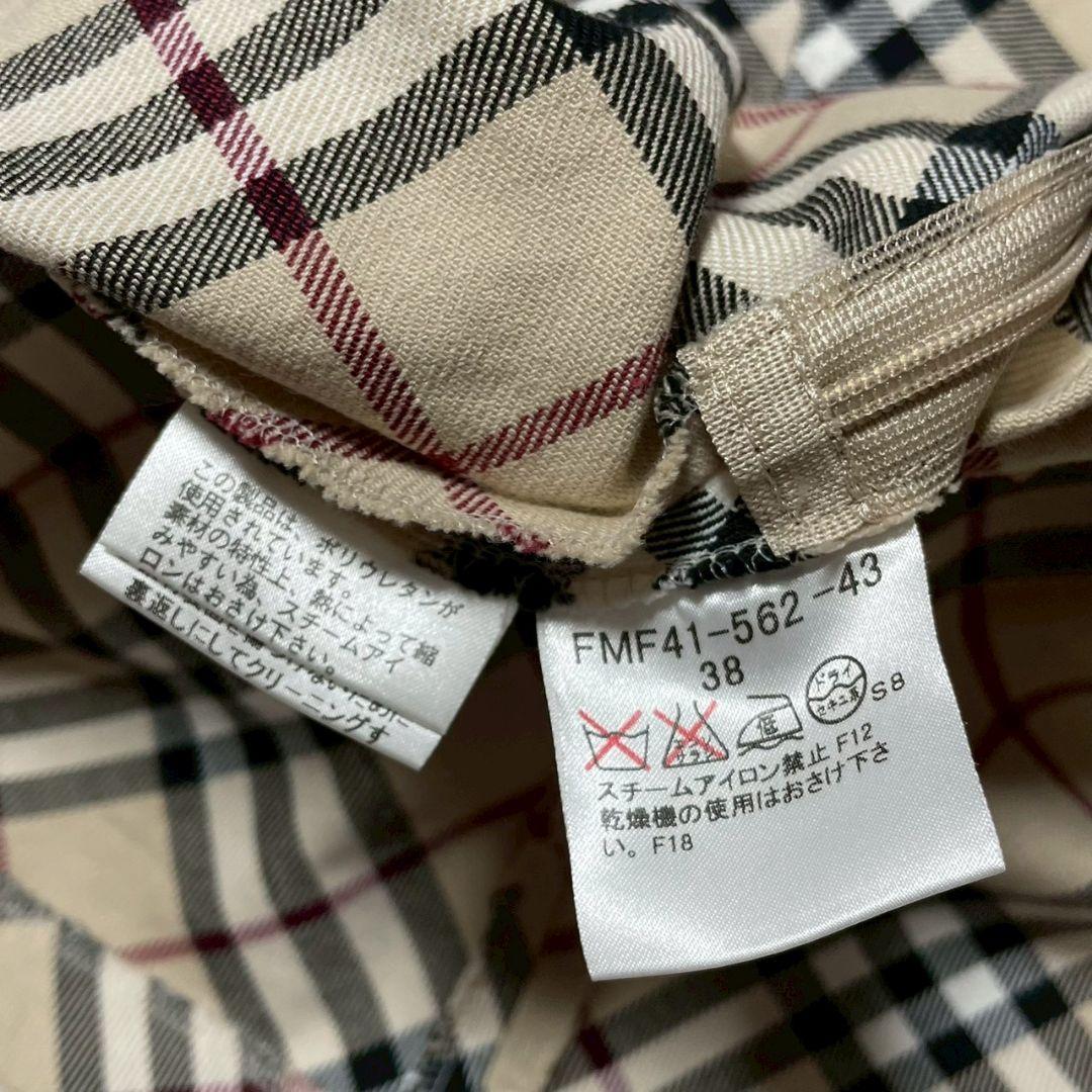 バーバリーブルーレーベル　ノバチェック　ワンピース　ノースリーブ 38