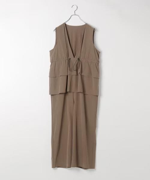 専用＊即完・新品タグ付LEPSIMレプシィム＊ドッキングオールインワン＊モカーキ