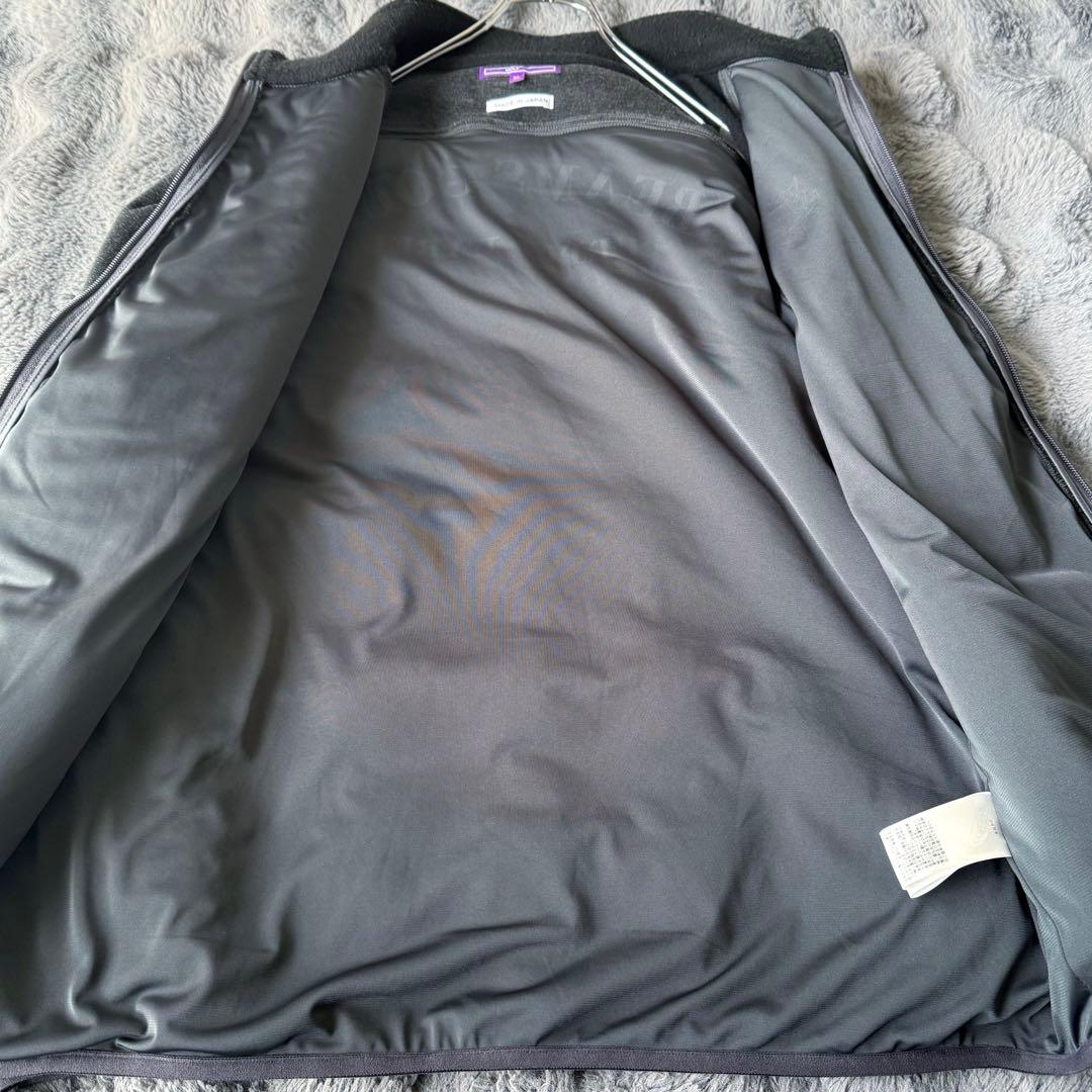 美品 BEAMS GOLF PURPLE LABEL ボアブルゾン XL グレー