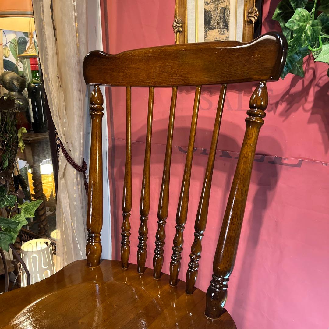 ゆゆゆゆカリモクヴィンテージ スピンドルチェア　コロニアル ウィンザー