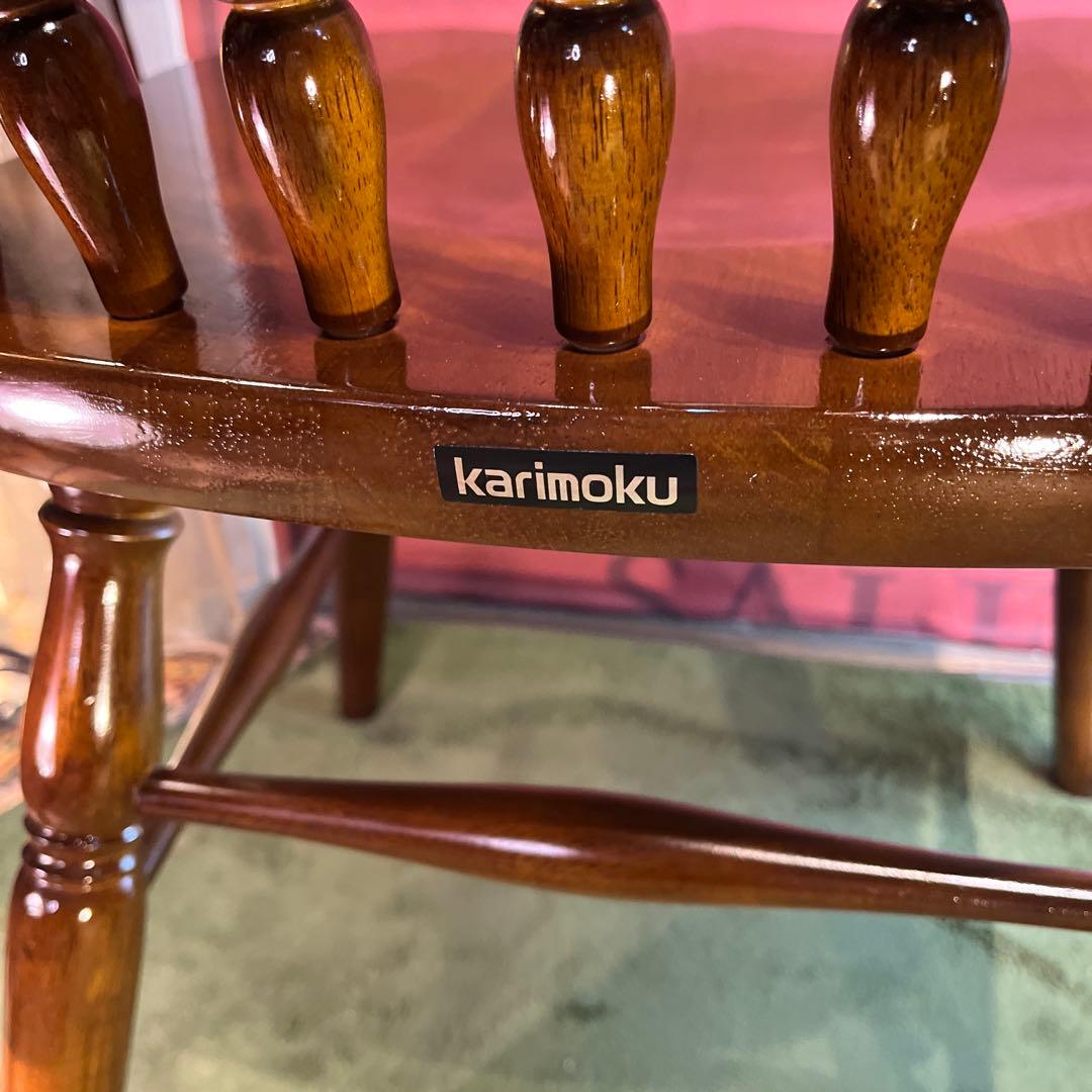 ゆゆゆゆカリモクヴィンテージ スピンドルチェア　コロニアル ウィンザー