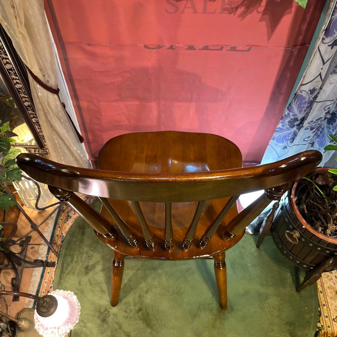 ゆゆゆゆカリモクヴィンテージ スピンドルチェア　コロニアル ウィンザー